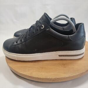 Birkenstock Bend Low Casual Sneakers Shoes Men 9.5 Black White Leather